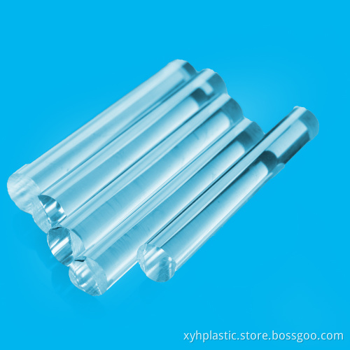 Transparent Pure PMMA acrylic plastic rod